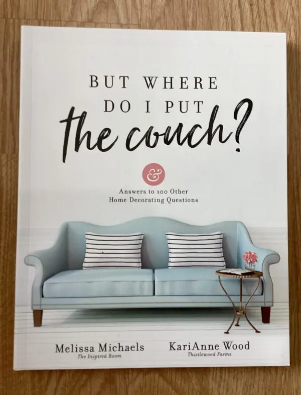 A poster of a couch with the words " but where do i put the couch ?"