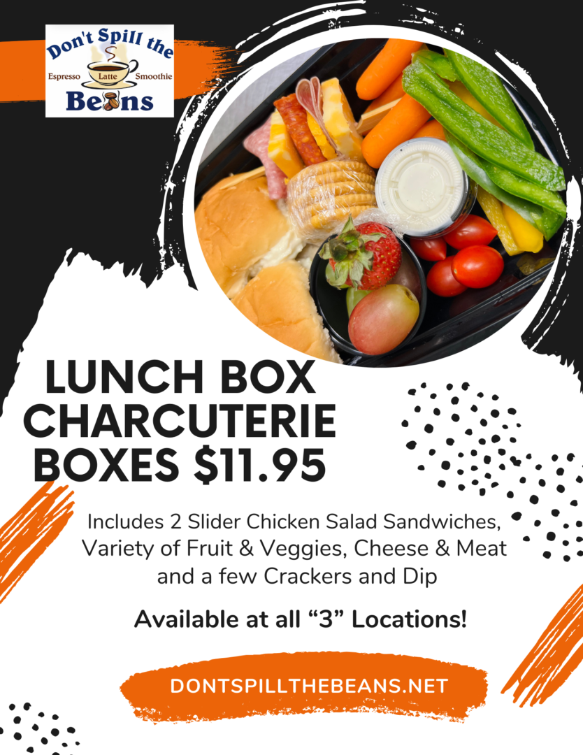 A lunch box with two different sandwiches and cheese.